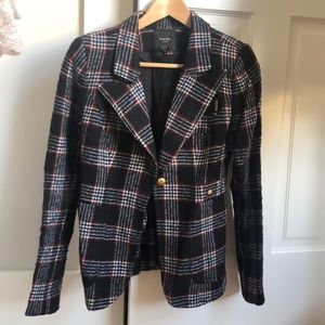 Smythe plaid wool blazer